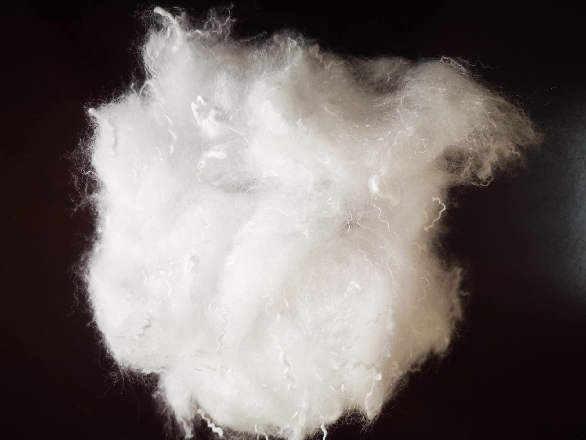 DOWN-LIKE MICROFIBER SILICONEZED FOR FILLING 0.9D-1.5D