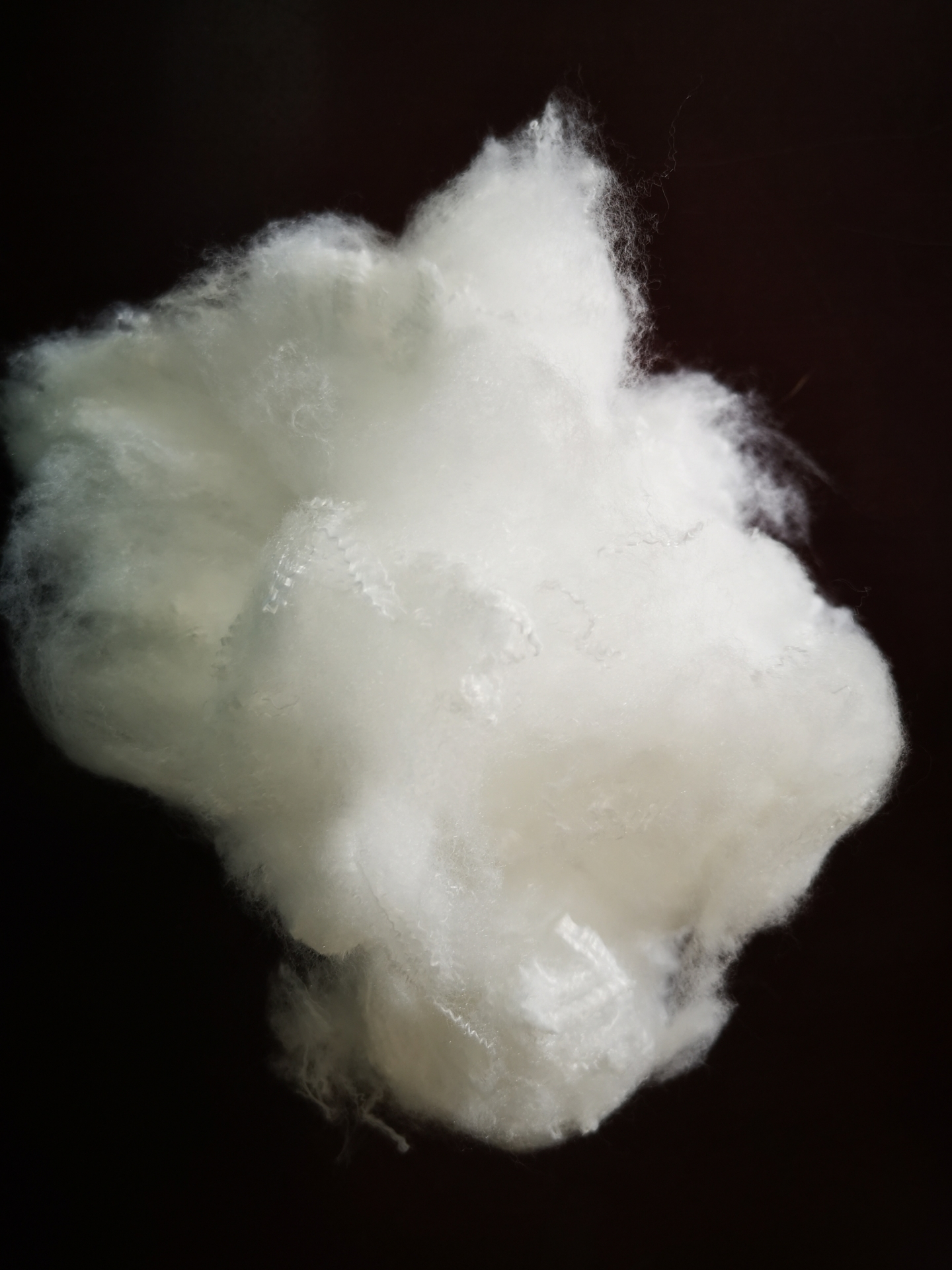 HIGH-QUALITY RECYCLED POLYESTER STAPLE FIBER, 1.2D-1.5D