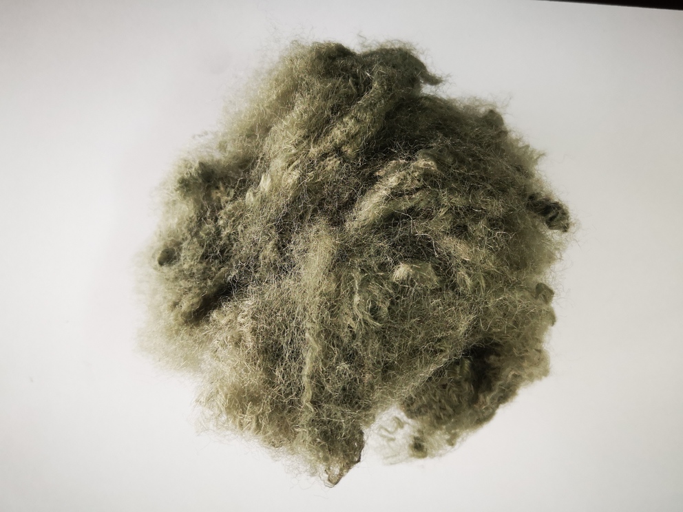REGENERATED COLORED FIBER FOR CAR INTERIOR 3D-30D